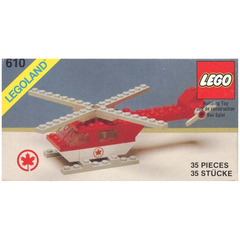 LEGO Rescue Helicopter Set 610-2
