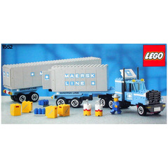 LEGO Maersk Truck and Trailer Unit Set 1552-1