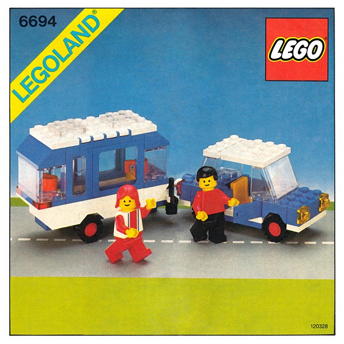 LEGO Car with Camper Set 6694