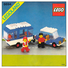 LEGO Car with Camper Set 6694