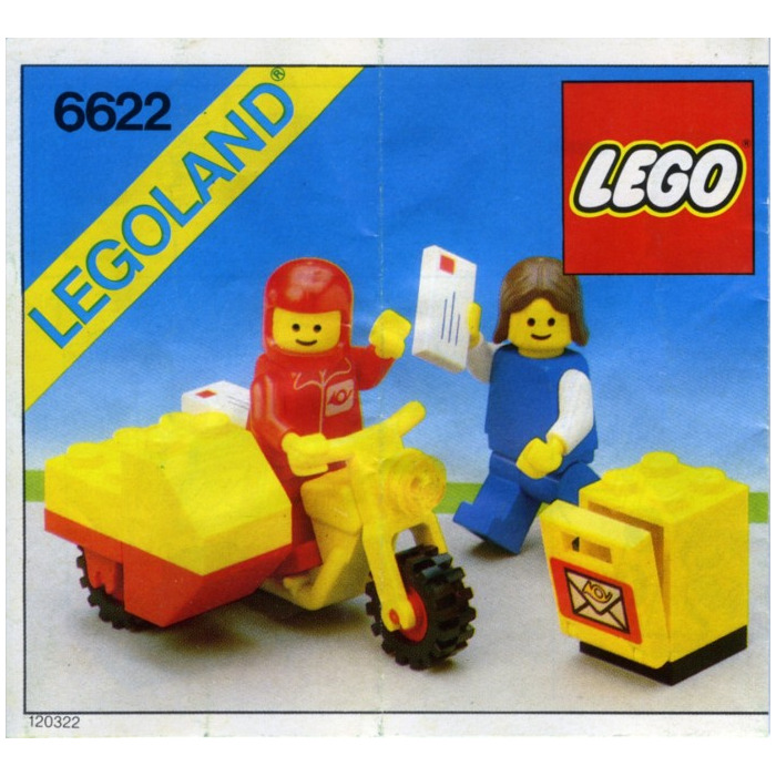 LEGO Mailman on Motorcycle Set 6622