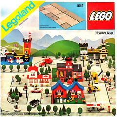 LEGO Road Plates, Junction Set 551
