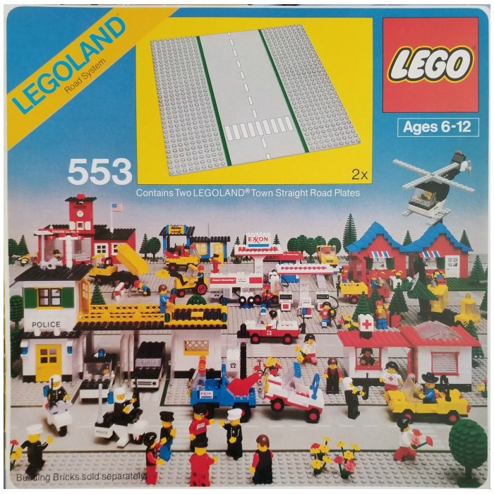 LEGO Road Plates, Straight Set 553