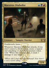 Maestros Diabolist - Foil - Promo Pack