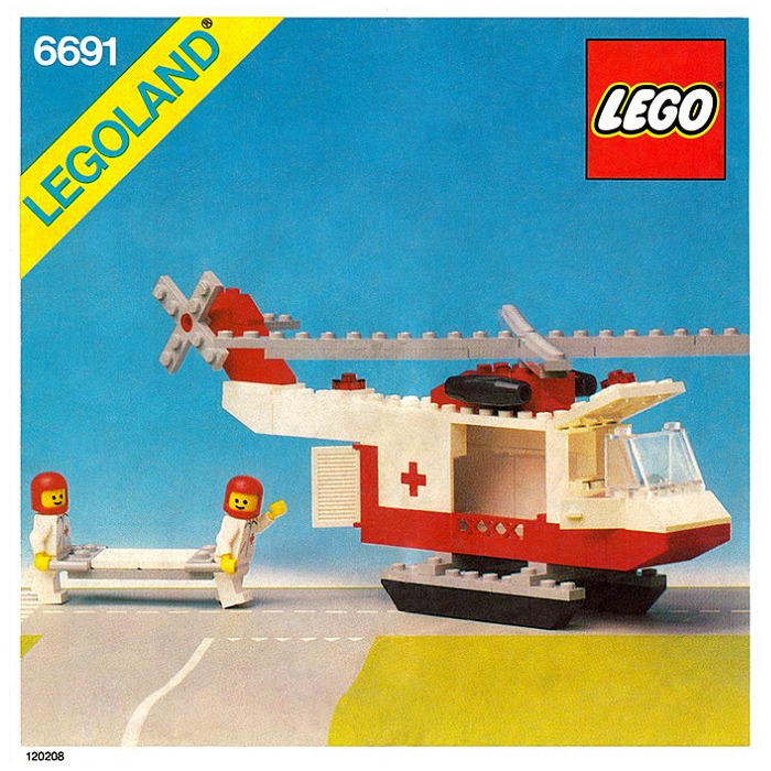 LEGO Red Cross Helicopter Set 6691