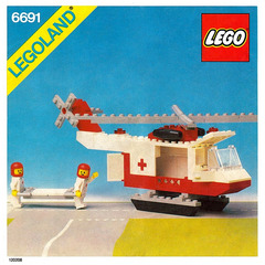 LEGO Red Cross Helicopter Set 6691