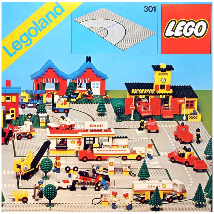 LEGO Road Plates, Curved Set 301-1