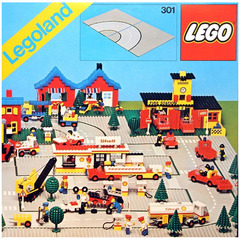 LEGO Road Plates, Curved Set 301-1