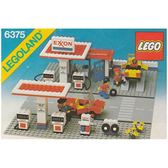 LEGO Exxon Gas Station Set 6375-2