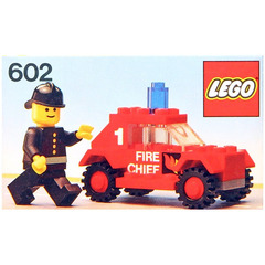 LEGO Fire Chief's Car Set 602-1