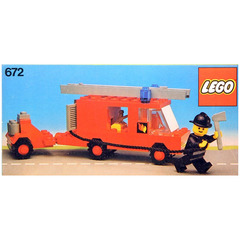 LEGO Fire Engine and Trailer Set 672