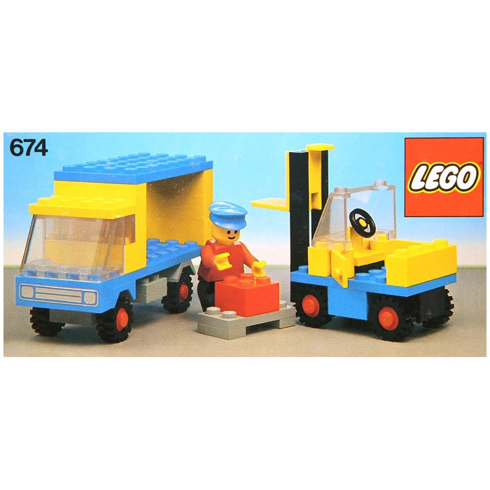 LEGO Forklift and Truck Set 674