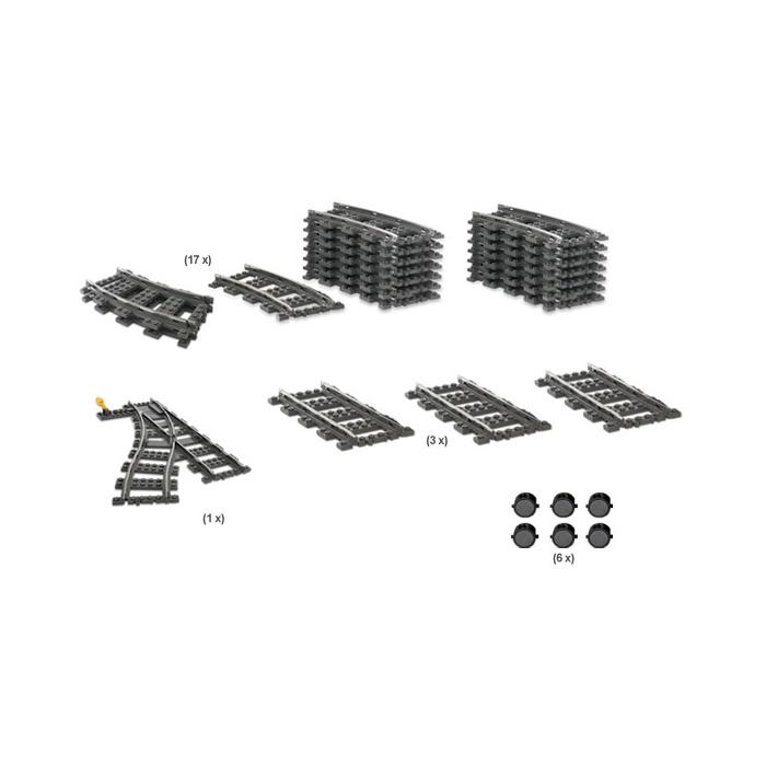 LEGO 9V Train Switching Track Collection Set 4206-1