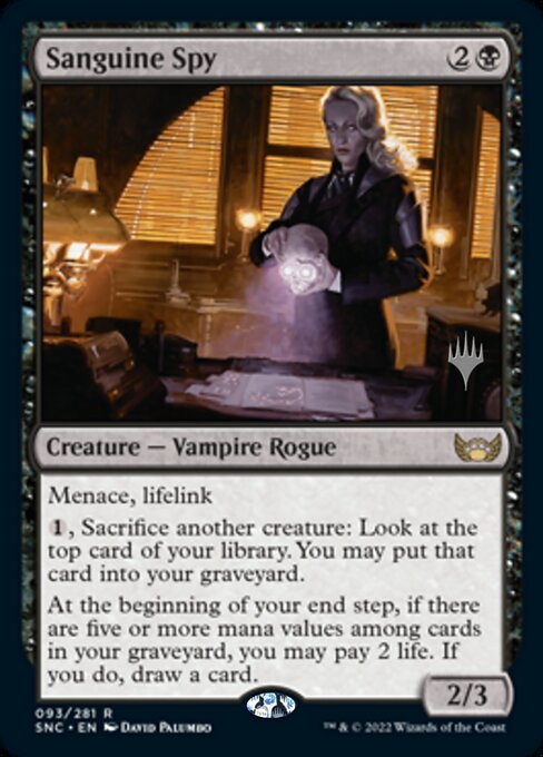 Sanguine Spy - Foil - Promo Pack