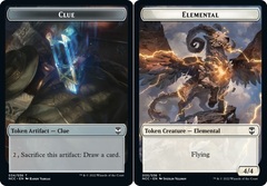 Clue // Elemental (005) Double-sided Token