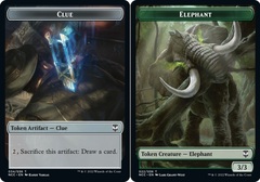 Clue // Elephant Double-sided Token