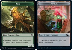 Ooze (026) // Treasure (015) Double-Sided Token