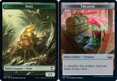 Ooze (025) // Treasure (015) Double-sided Token