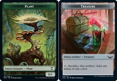 Plant (027) // Treasure (015) Double-Sided Token