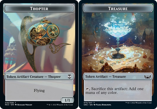 Thopter // Treasure (013) Double-sided Token