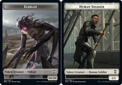 Eldrazi // Human Soldier Double-sided Token