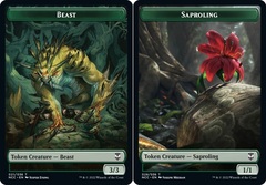 Beast // Saproling Double-sided Token