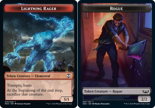 Token - Lightning Rager // Rogue