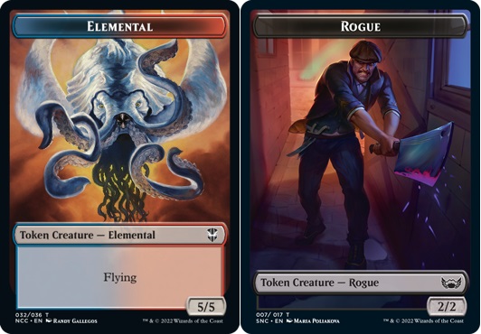 Token - Elemental (032) // Rogue