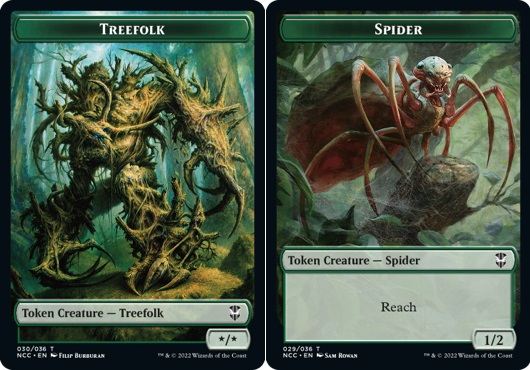 Token - Spider // Treefolk