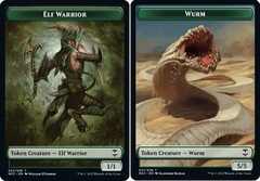 Elf Warrior // Wurm Double-sided Token