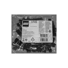 LEGO Locomotive Black Bricks Set 3745