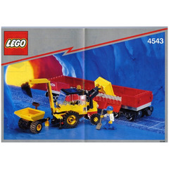 LEGO Railroad Tractor Flatbed Set 4543