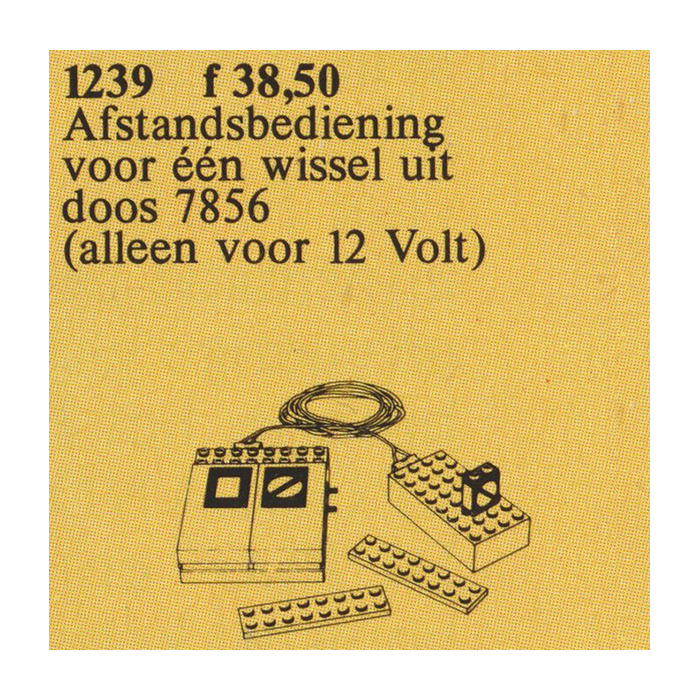 LEGO Remote Controlled Point Motor 12V Set 1239-2