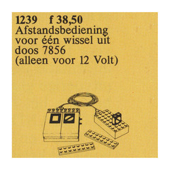 LEGO Remote Controlled Point Motor 12V Set 1239-2