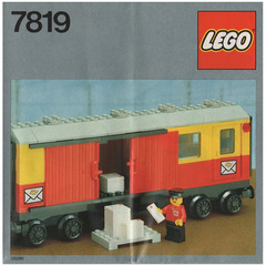 LEGO Postal Container Wagon Set 7819