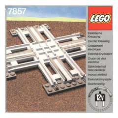 LEGO Crossing, Electric Rails Grey 12V Set 7857