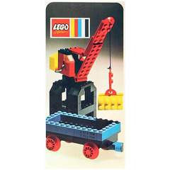 LEGO Port Crane and Flat Wagon Set 132-2