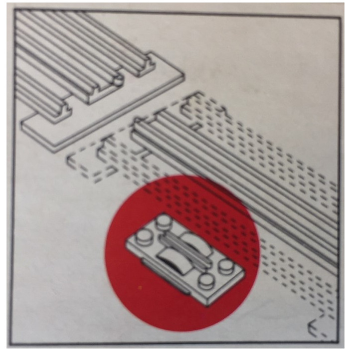 LEGO Rail Contact Wires Set 706-1