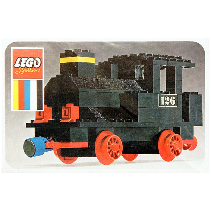 LEGO Steam Locomotive (Push) Set 126