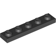 Plate 1X5 - Black