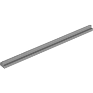 Straight Rail - Medium Stone Grey