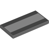 Flat Tile 2X4, No. 235 - Dark Stone Grey