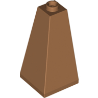 Roof Tile Corner 2X2X3/73Degrees - Medium Nougat