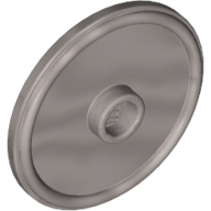 Round Shield - Silver Metallic