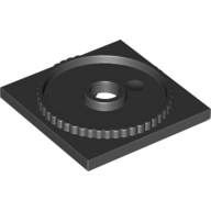 Bottom W. Turntable 4X4 - Black