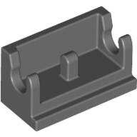 Rocker Bearing 1X2 - Dark Stone Grey