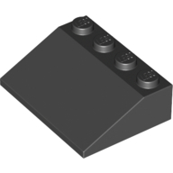 Roof Tile 3X4/25Degrees - Black