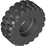 Tyre, Off-Road, Wide, Dia. 37X14, No. 1 - Black