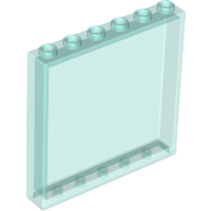 Wall Element 1X6X5 - Transparent Light Blue