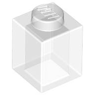 Brick 1X1 - Transparent